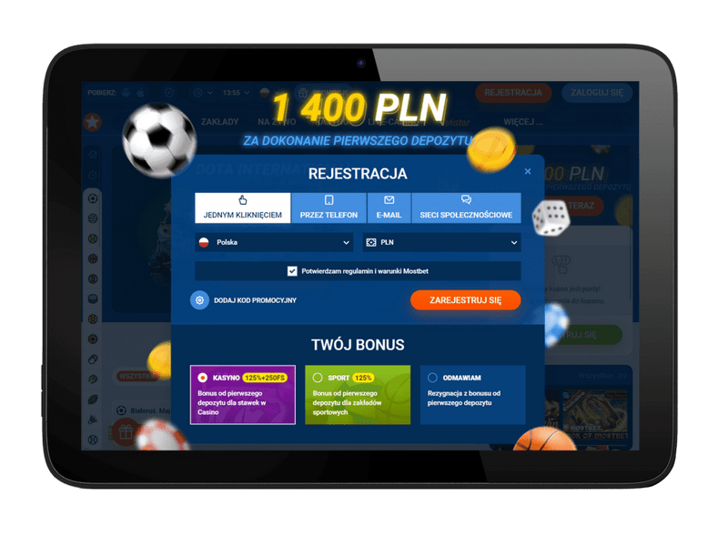 Incentivo de bienvenida para nuevos jugadores en la app móvil de Mostbet